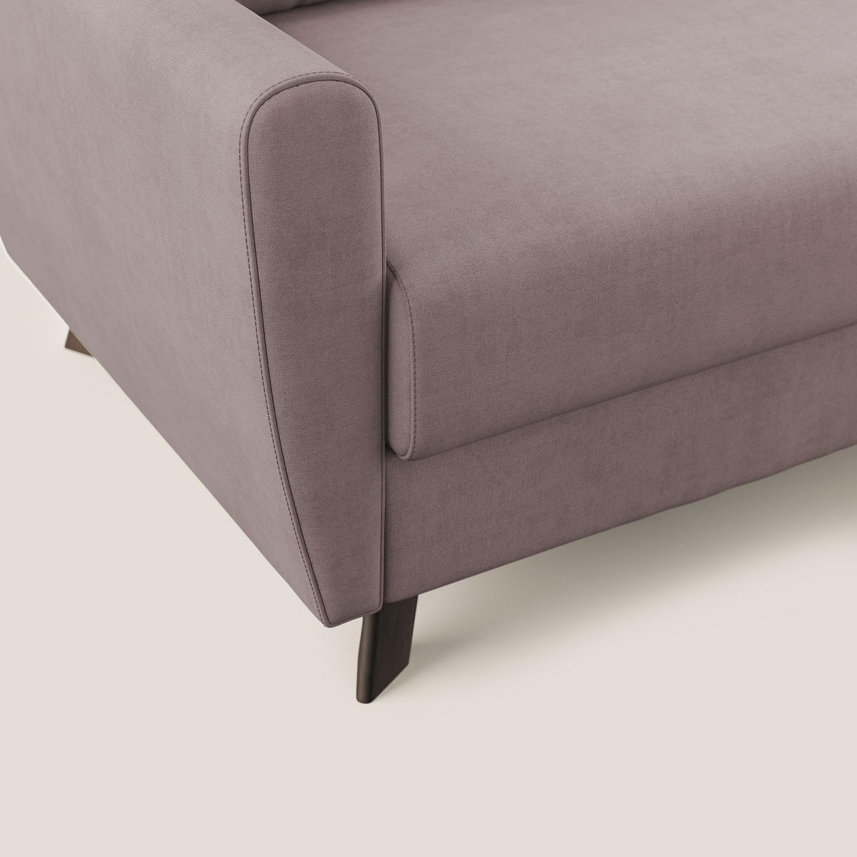 SCHLAFSOFA Callisto - Rosa, Textil (188/97/96cm) - Divani.store