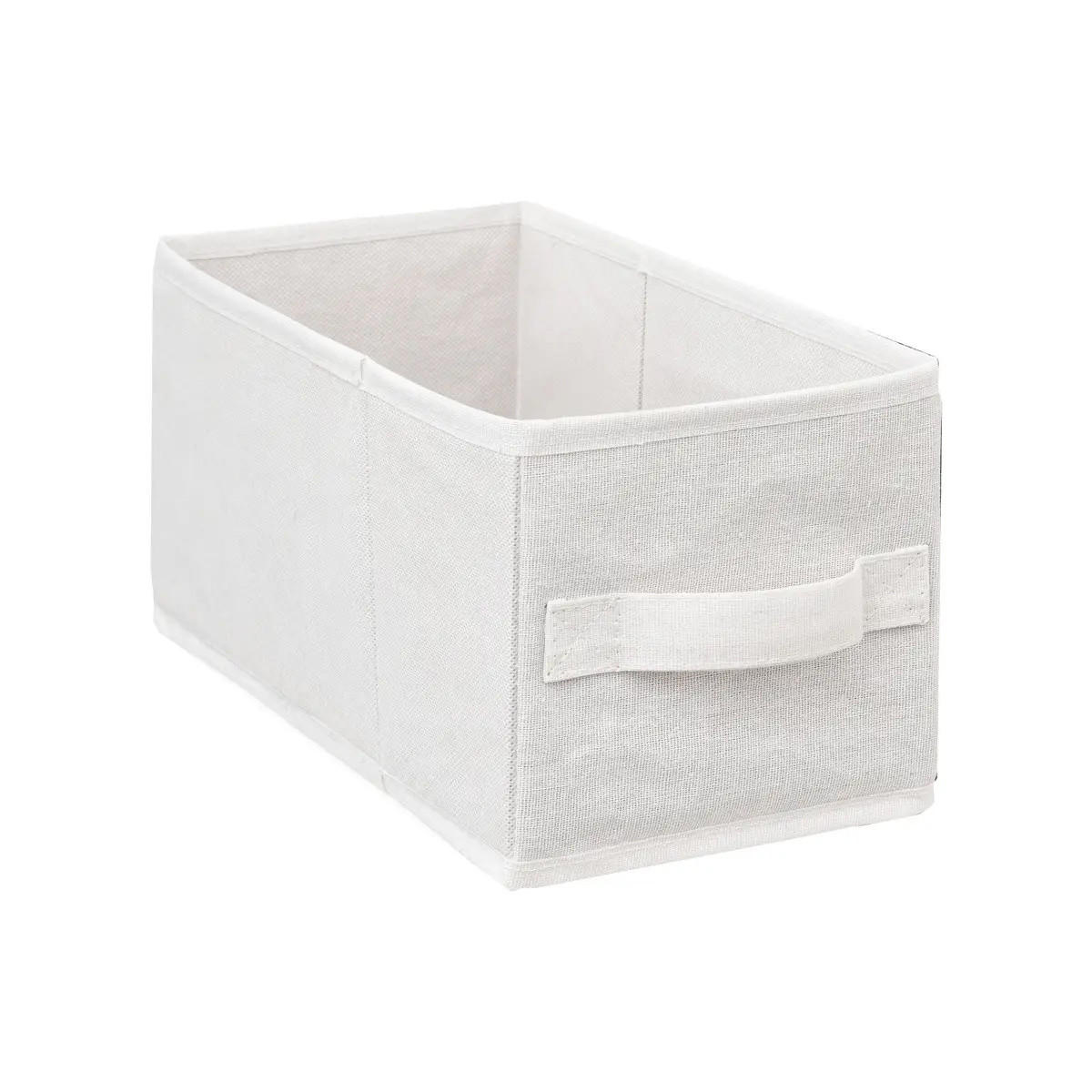 BAMBUSREGAL mit 4 Stoffkörben Tidy 19/33/78,5 cm - Beige, Naturmaterialien (33/78.5/19cm) - 5five Simply Smart