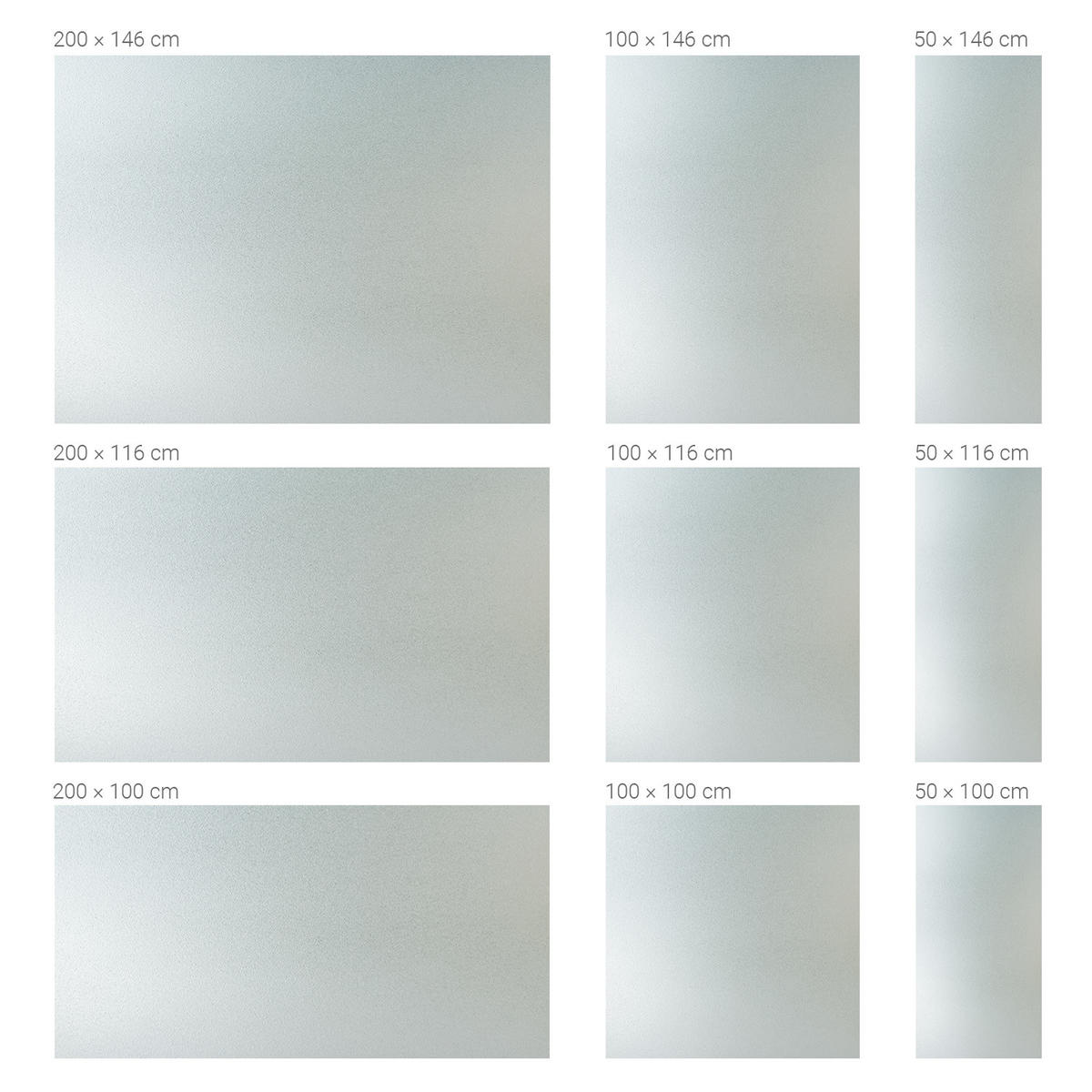 SICHTSCHUTZFOLIE – 200x152 cm - Transparent, Kunststoff (200/146/0.1cm) - TULUP