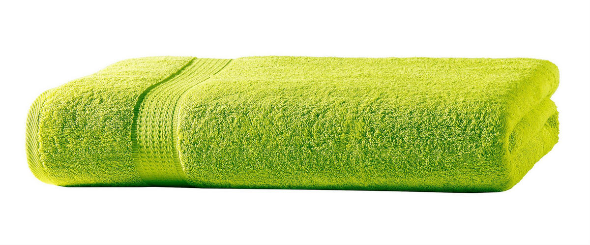 BADETUCH 100x150 cm Frottier Handtücher aus 100% Baumwolle, Grün 500g/m2 - Grün, Textil (100/150cm) - Carpe Sonno