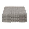 GÄSTETUCHSET Milano - 5-teilig - 30 x 50 cm - Hellgrau - Hellgrau, Textil (30/50cm) - SCHIESSER