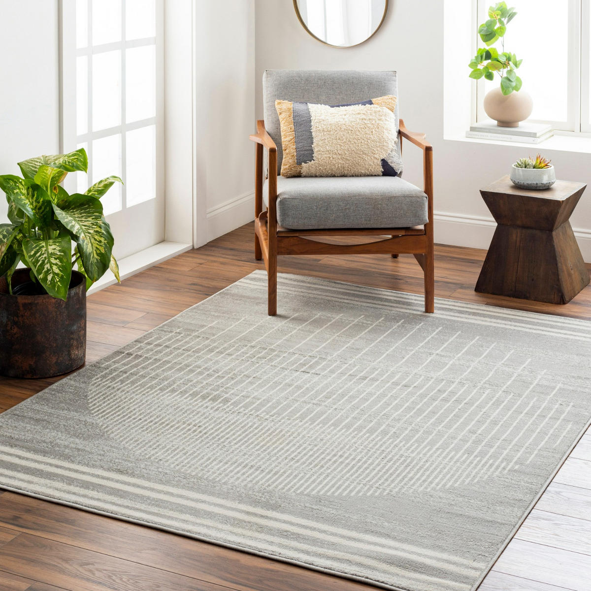 KURZFLORTEPPICH 200/275 cm Grau - Grau, Naturmaterialien/Textil (200/275cm) - LIVABLISS