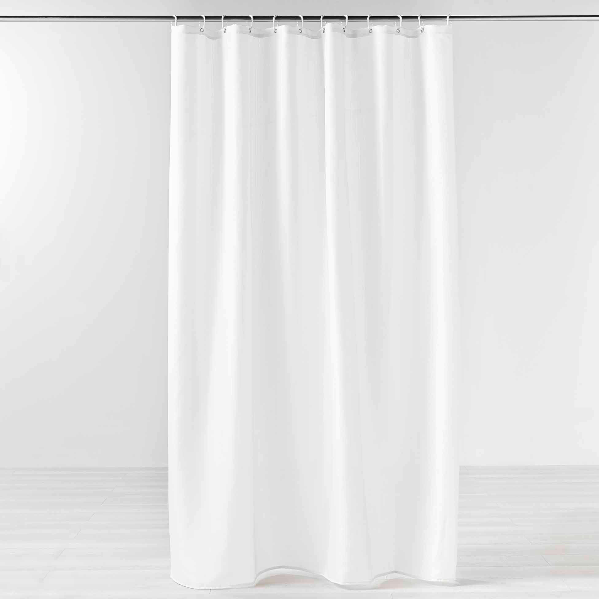 DUSCHVORHANG Yaline 180/200 cm - Weiß, Textil (180/200cm) - Douceur d´intérieur
