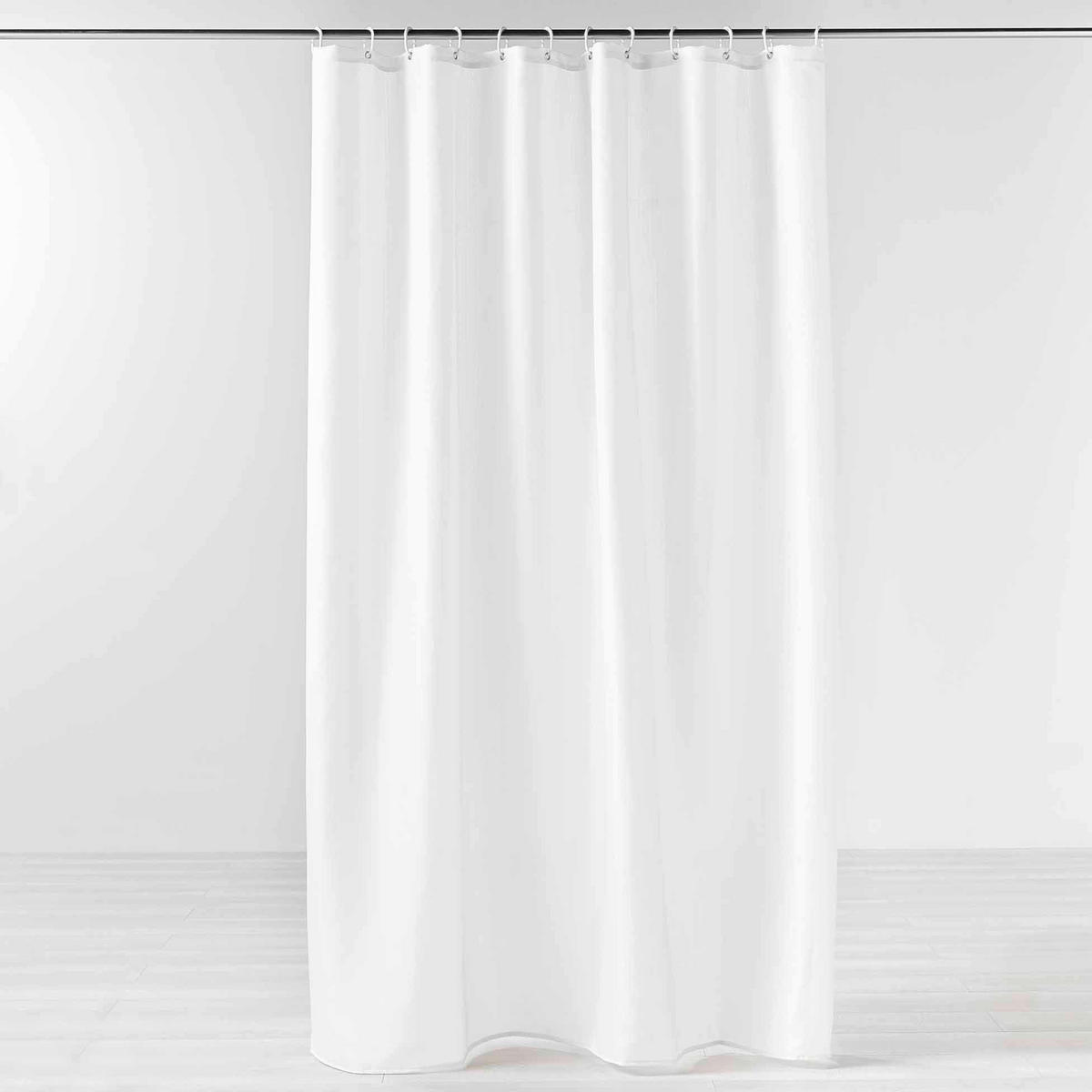 DUSCHVORHANG Yaline 180/200 cm - Weiß, Textil (180/200cm) - Douceur d´intérieur