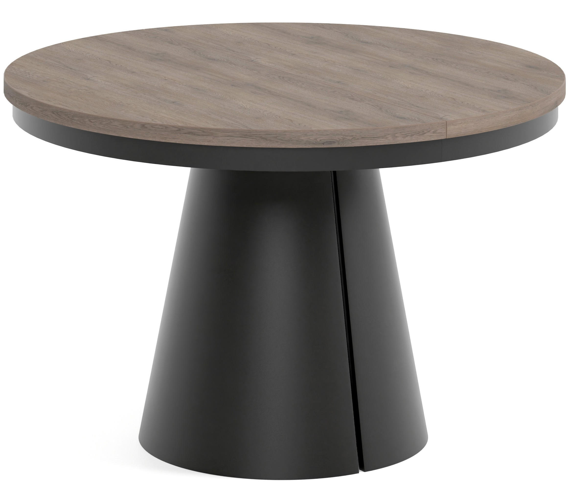 TISCH Schwarz ALMA Ausziehbar 120/196 cm - Eichefarben/Schwarz, Holzwerkstoff (2/120/76cm) - Sepro Meble