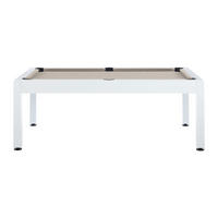 BILLARDTISCH - 6 Personen - Holz, Platte - Schwarz, Taupe, Weiß - Schwarz, Holz (213.4/121cm) - Vente-Unique