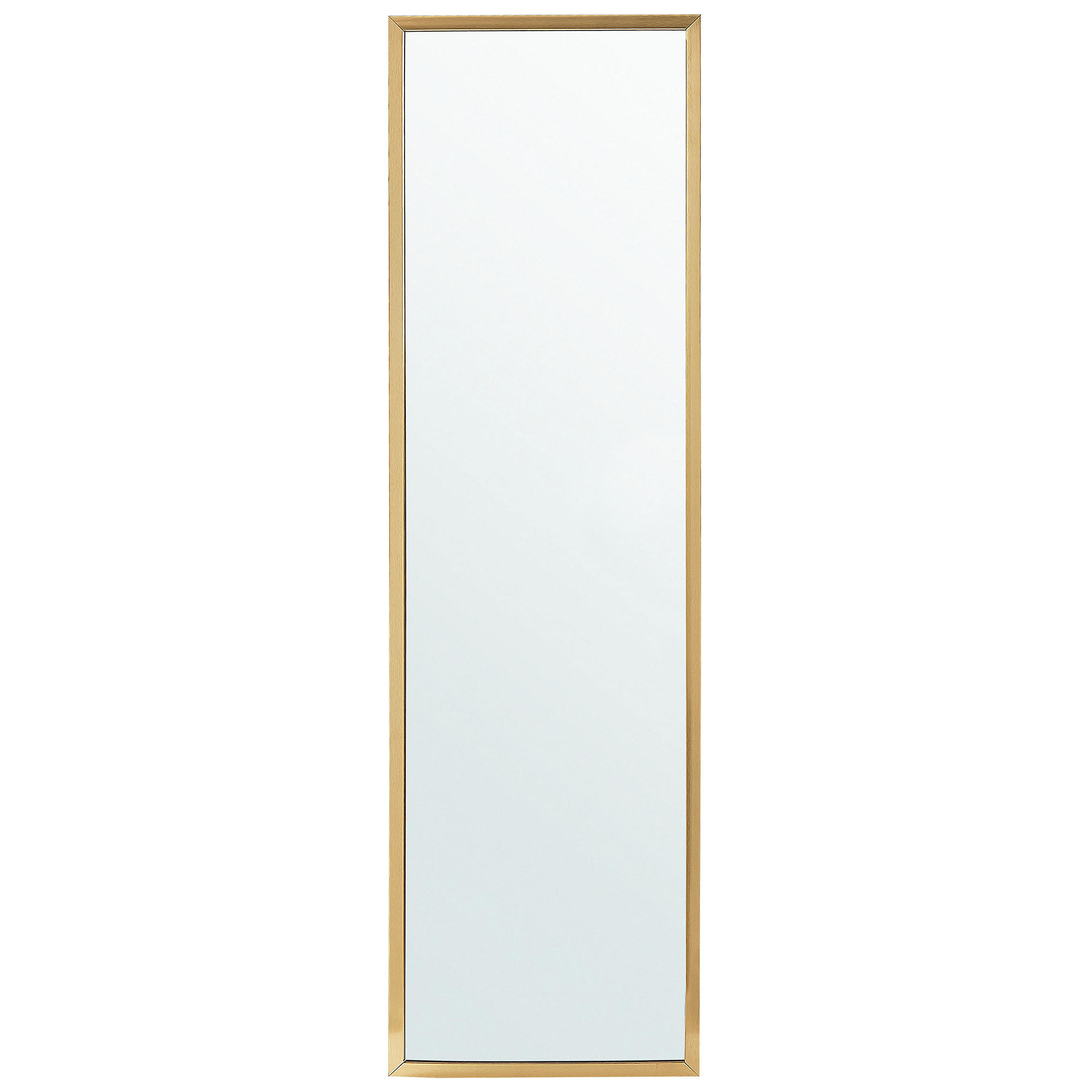 STEHSPIEGEL gold rechteckig 40/140 cm Torcy - Goldfarben, Kunststoff (40/140/3cm) - Beliani