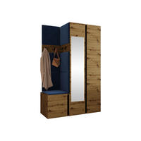 MOBILIER PENTRU HOL Orion XXVI - albastru/stejar Artisan, material plastic/compozit lemnos (116/186/46cm) - MIRJAN24