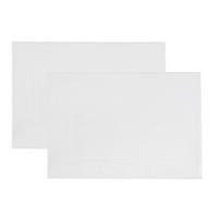 BADEMATTE, 2er-Set, 50x70 cm, 100% Baumwolle, Weiß - Weiß, Textil (50/70cm) - Zollner