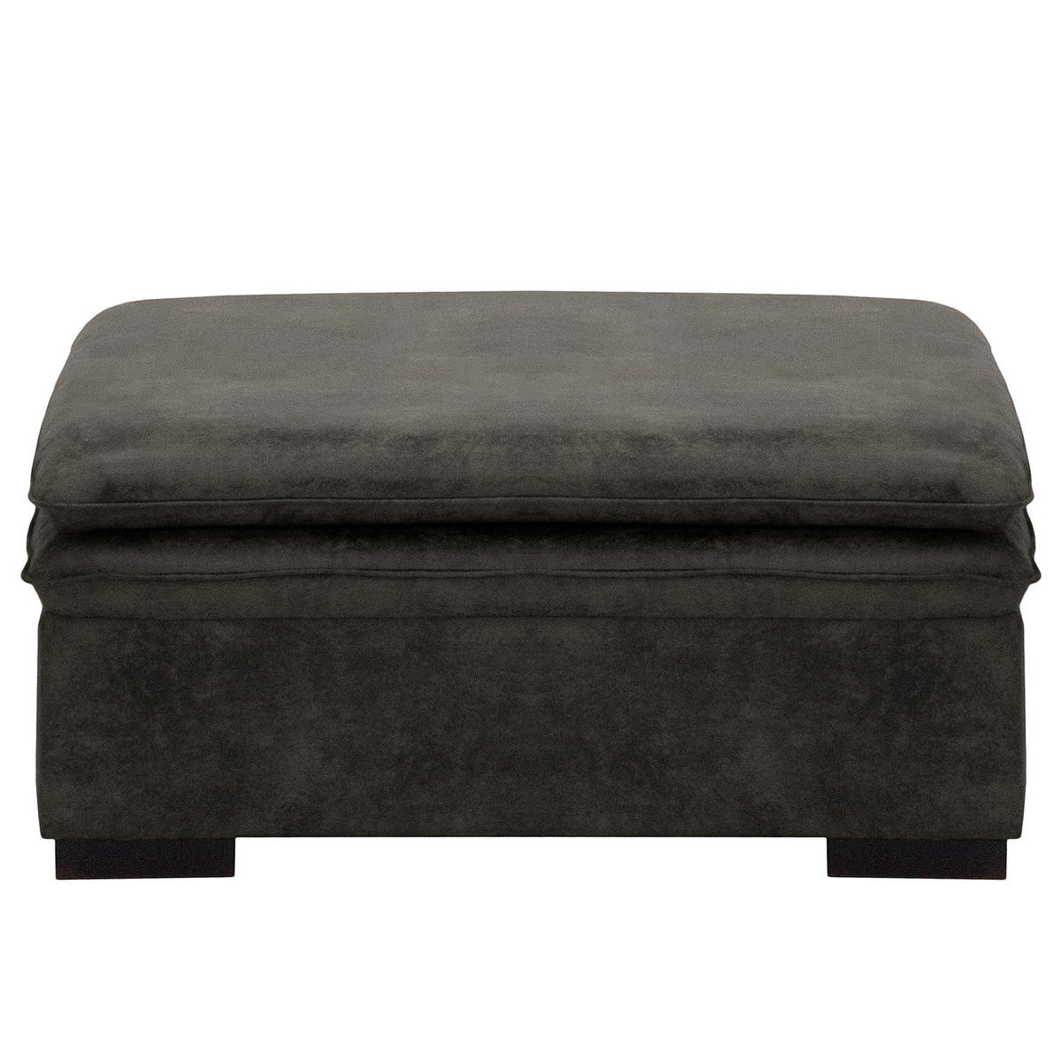 POLSTERHOCKER - Anthrazit, Buchenholz/Textil (105/45/90cm) - home24