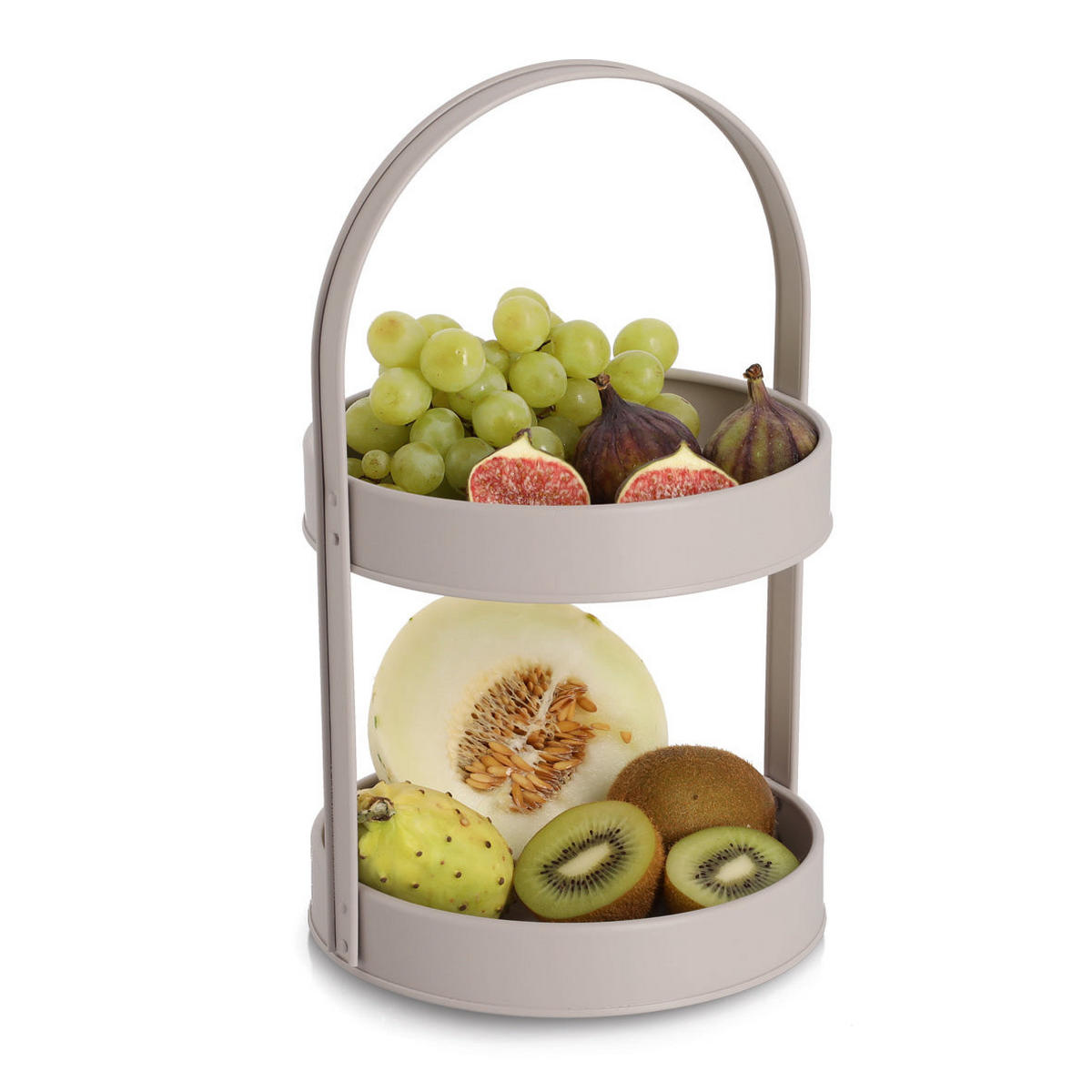 ETAGERE Metall Beige 20,5/19,5/33 cm - Beige, Metall (33cm) - ZELLER