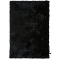HOCHFLORTEPPICH Whisper Schwarz 200x290 cm - Schwarz, Textil (200/290cm) - benuta Nest