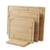 SCHNEIDEBRETT-SET Dossier Bambus 3er-Set - Beige, Naturmaterialien (28/40cm) - AROMELIO