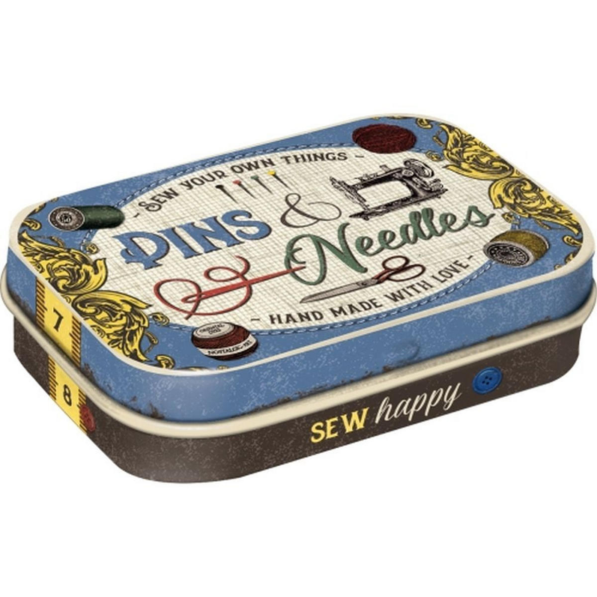 PILLENDOSE Home & Country Pins & Needles - Multicolor, Metall (6/1.6/4cm) - Nostalgic-Art