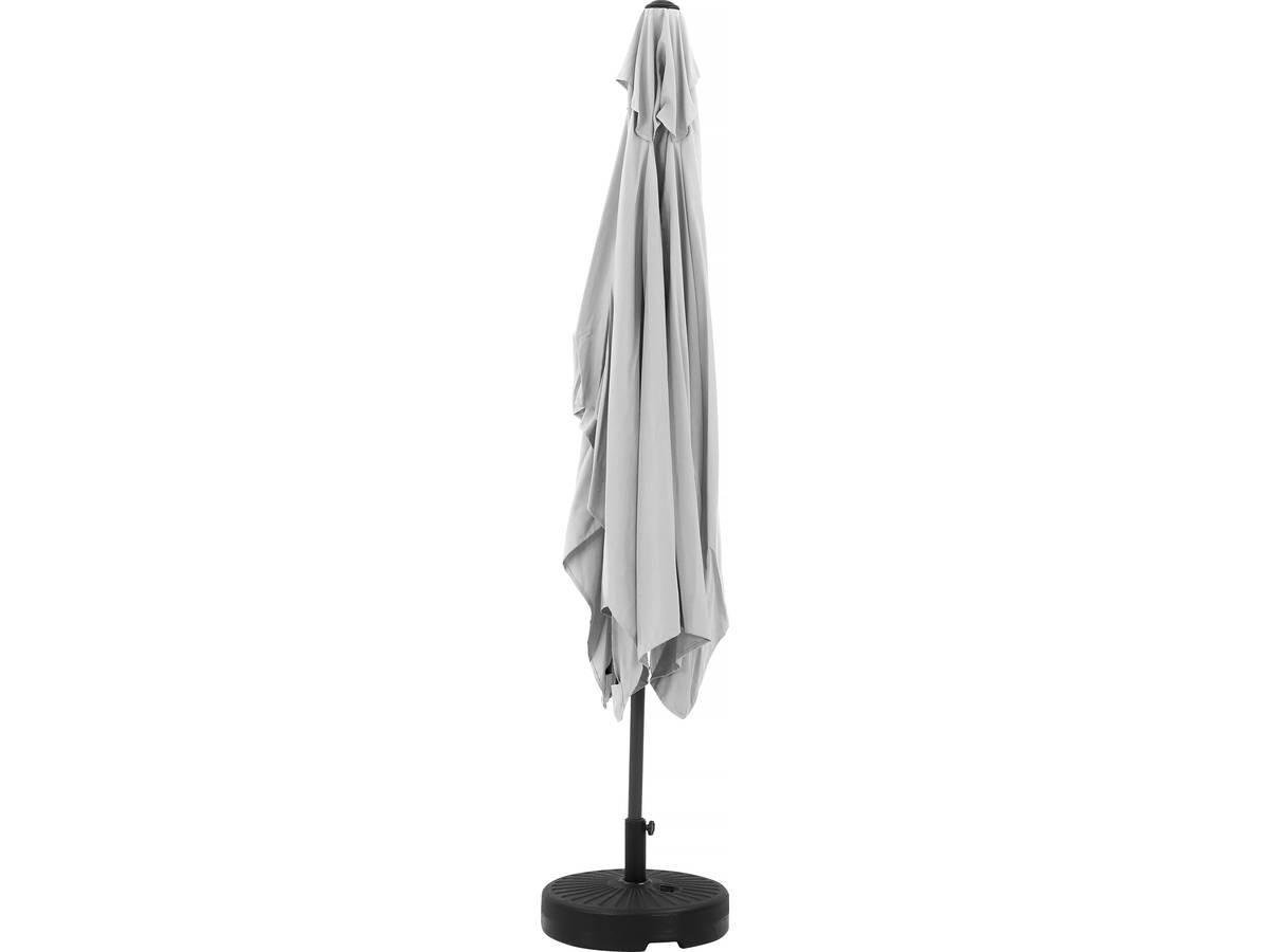 SONNENSCHIRM sol 2 Grau - Grau, Metall (300/200cm) - Habitat Garten