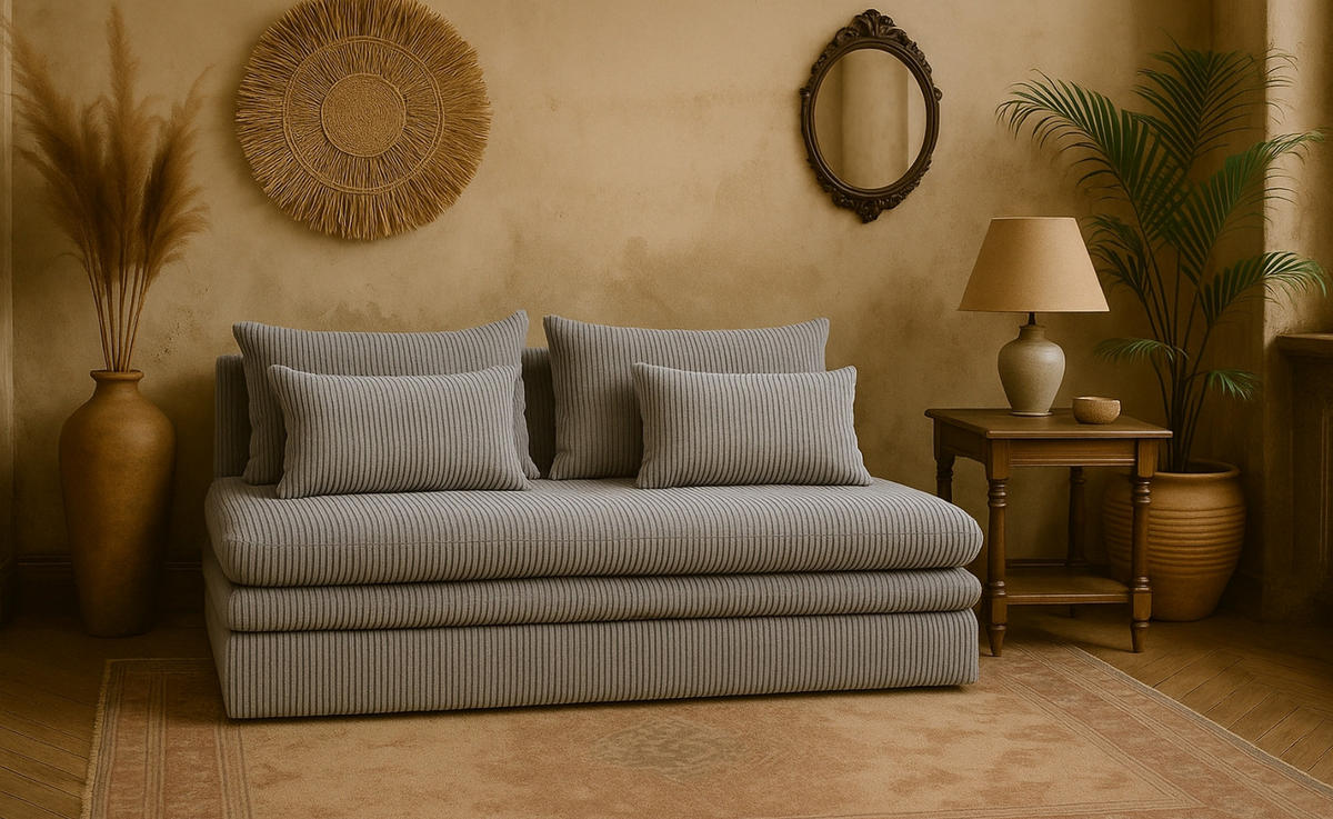 SCHLAFSOFA Mit Bettkasten NELIA, Stoff Poso, Hellgrau - Hellgrau, Holz (190/75/90cm) - Kaiser Möbel