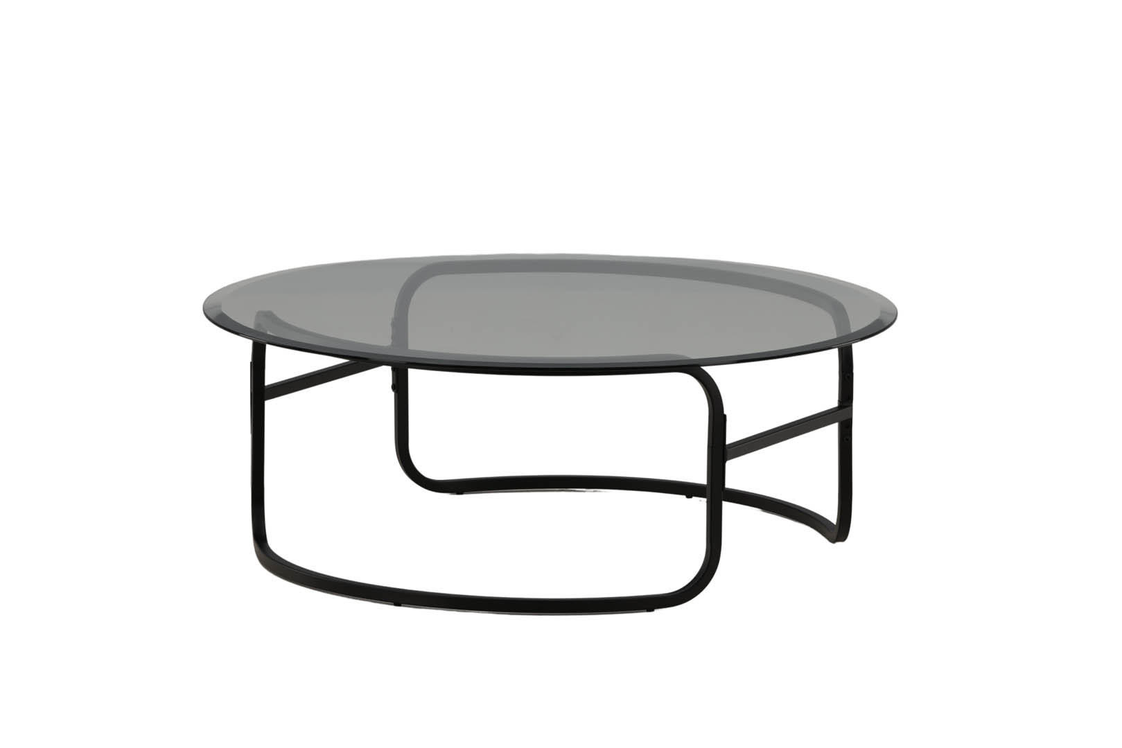 COUCHTISCH Ø110cm - Schwarz, Holzwerkstoff (110/110/40cm) - ebuy24