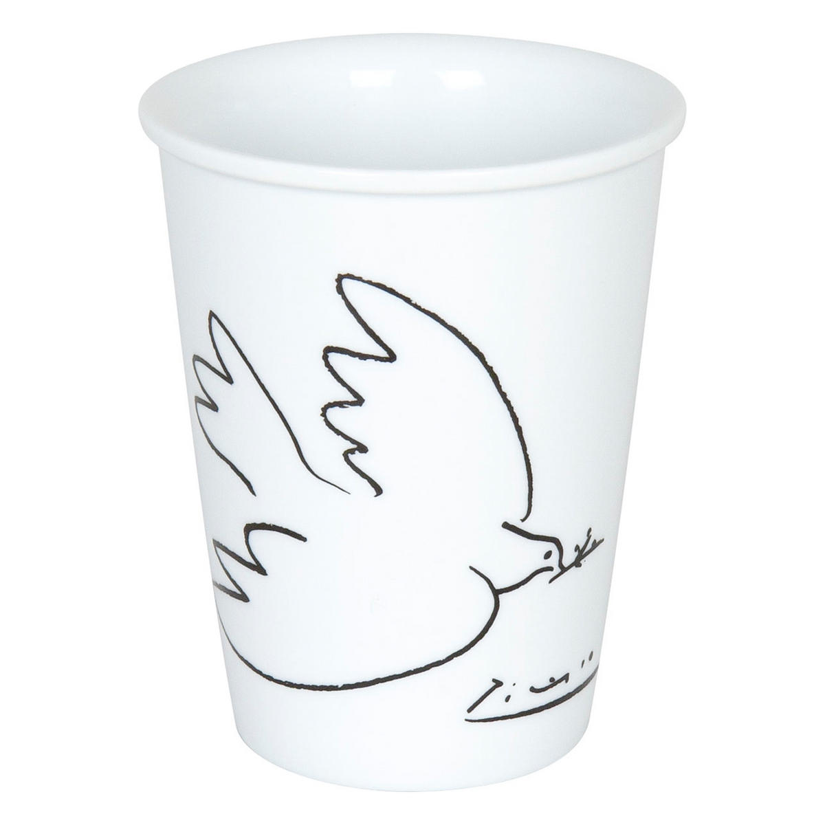 KAFFEEBECHER to go Picasso - La Colombe De la Paix - Naturfarben, Keramik (0.38L) - Könitz