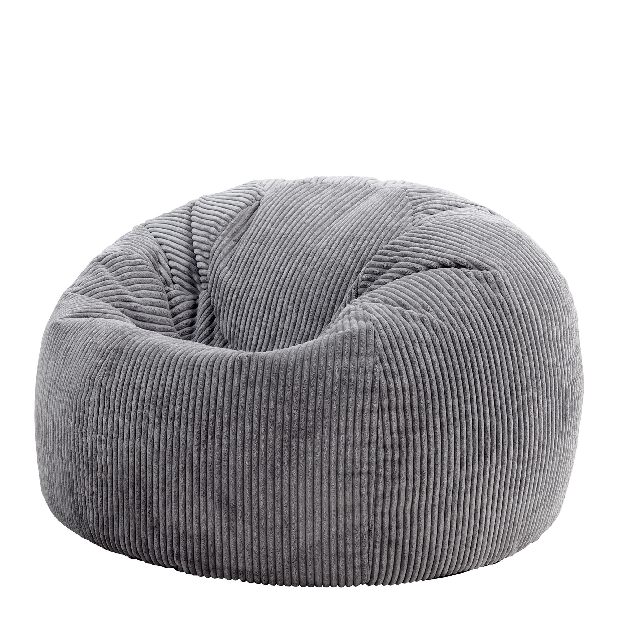 SITZSACK Klassisch , Cord - Anthrazit, Textil (85/50/85cm) - icon
