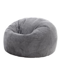 SITZSACK Klassisch Kingston, Cord - Anthrazit, Textil (85/50/85cm) - icon