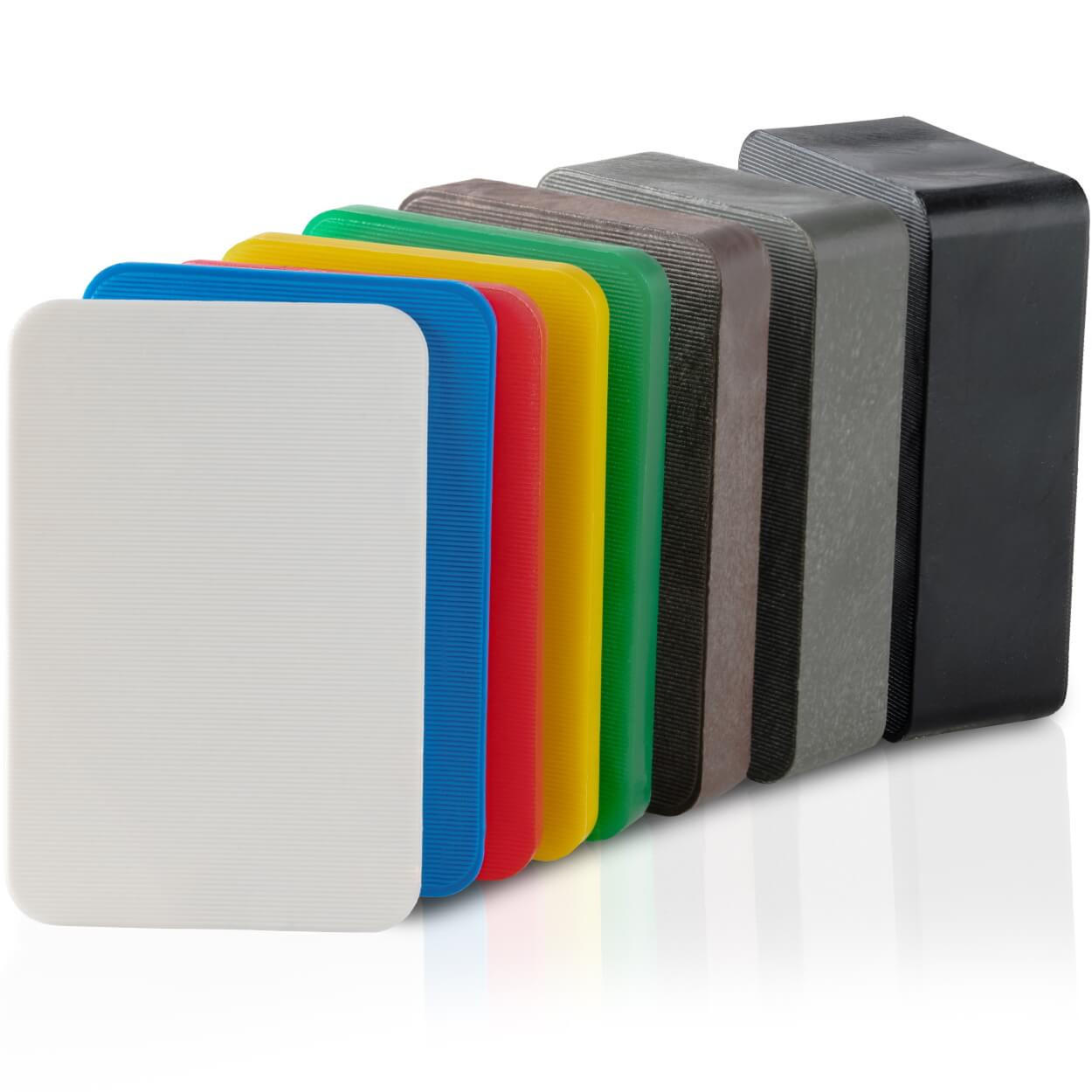 UNTERLEGPLATTEN Kunststoff 60 x 40 mm 40er Set - Multicolor, Kunststoff - BAUHELD