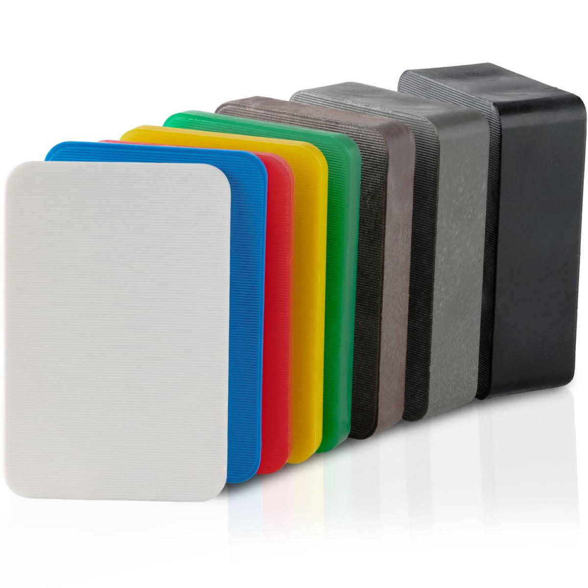 UNTERLEGPLATTEN Kunststoff 60 x 40 mm 40er Set - Multicolor, Kunststoff - BAUHELD