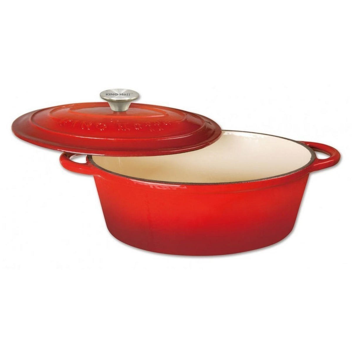 BRÄTER Rot 30/22/11 cm KH1530 - Rot, Metall (30cm) - Kinghoff 