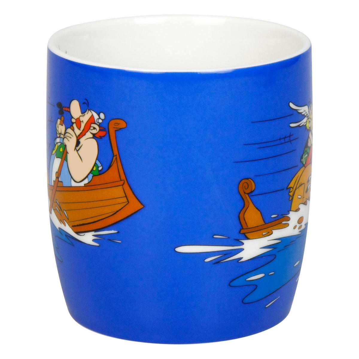 KAFFEEBECHER Asterix - Rudern - Naturfarben, Keramik (0.4L) - Könitz