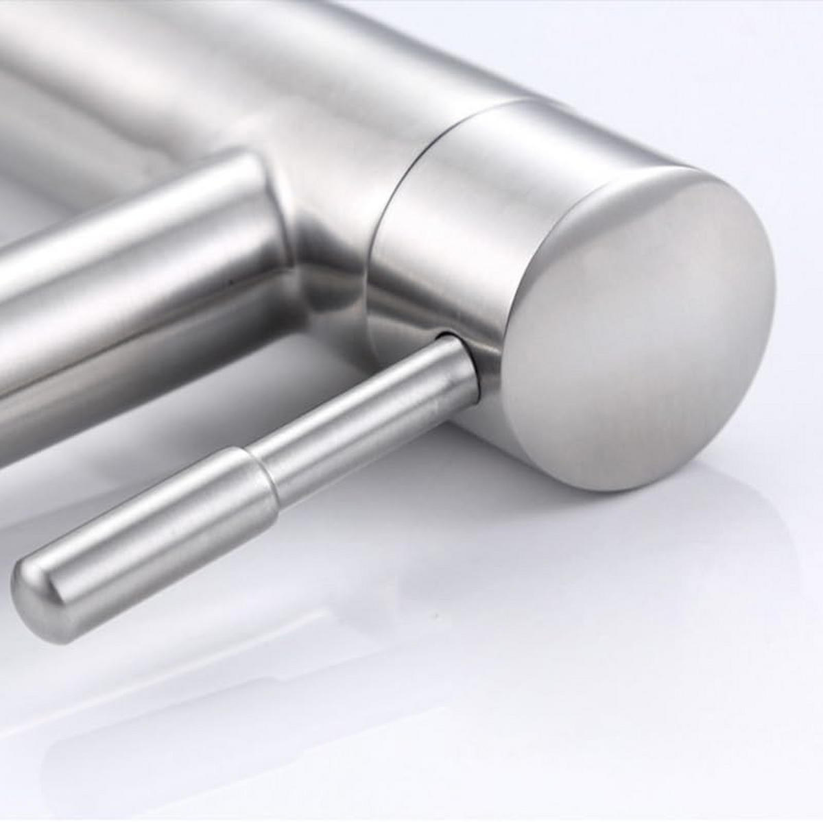 BADEZIMMERARMATUR, 18cm hoch, silber - Silberfarben, Metall (20/18/12cm) - Vallsero