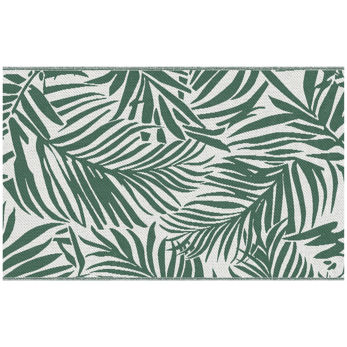 OUTDOORTEPPICH DE-10910 Dunkelgrün - Dunkelgrün, Kunststoff (243/152cm) - ComfortXL