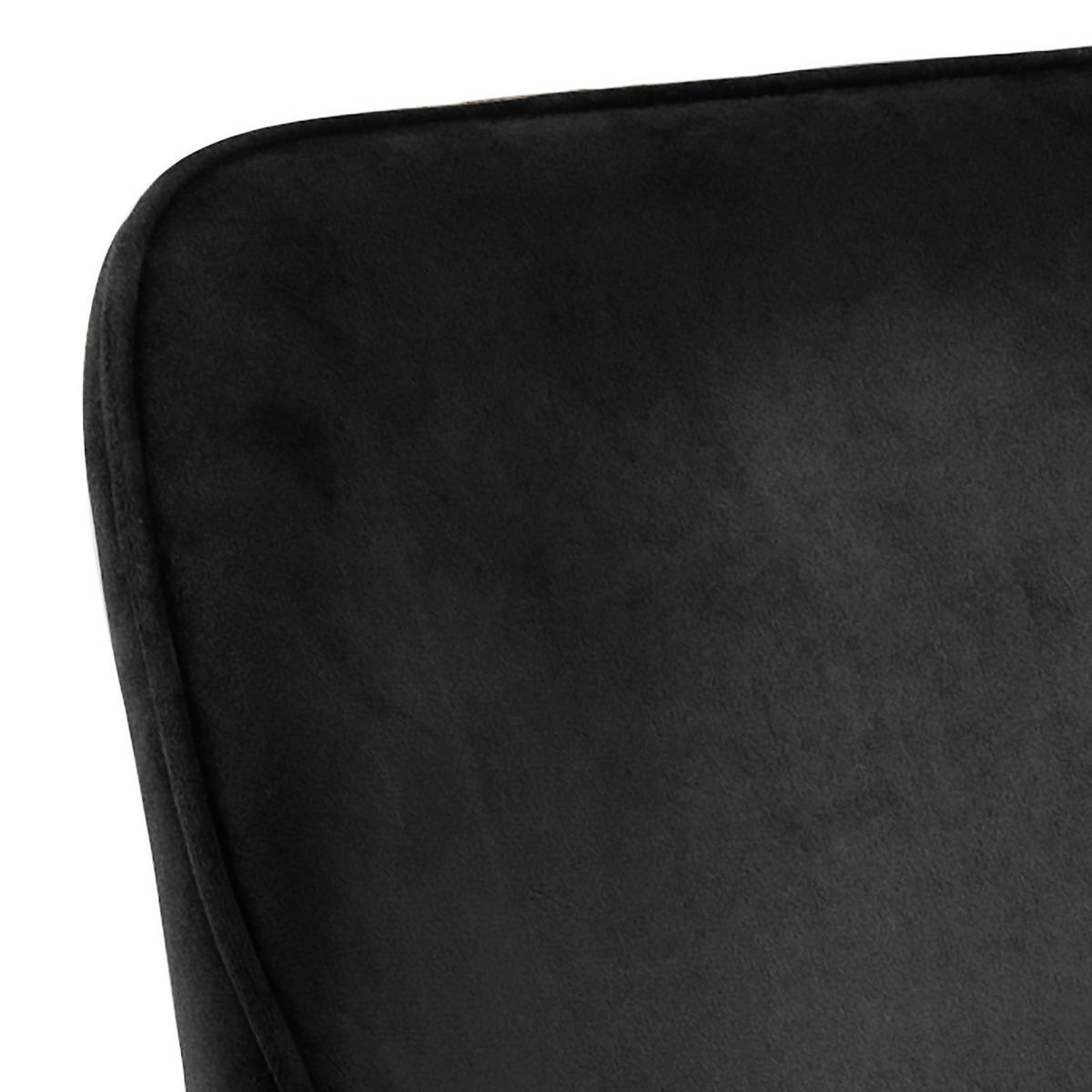 ARMLEHNENSTUHL-SET - Schwarz, Textil/Metall (56/79/60cm) - home24