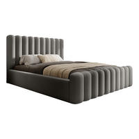POLSTERBETT ALORIS 120x200 cm, Grau - Grau, Textil (200/120cm) - Fedve