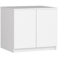 KLEIDERSCHRANK AUFSATZSCHRANK Weiß 60x51x55cm - Weiß, Holzwerkstoff (60/55/51cm) - Akord