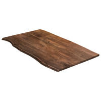 TISCHPLATTE MILO - Braun/Naturfarben, Akazienholz/Holz (80/120/4cm) - SAM