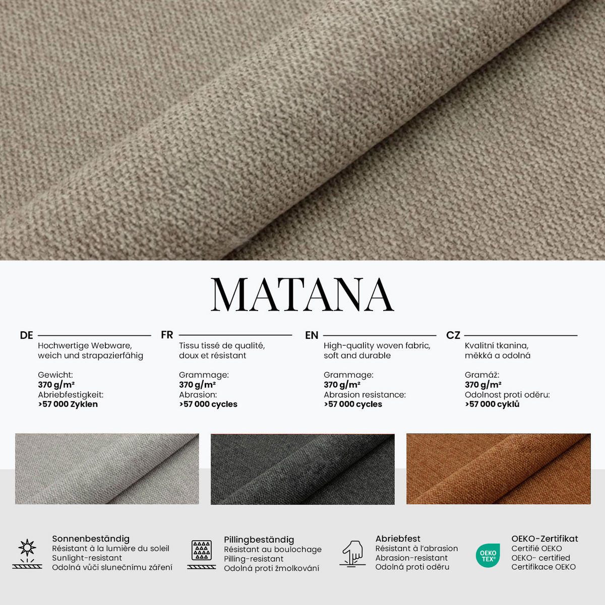 BOXBETT PERA 200/200 Dunkelgrau Struktur - H3 - Dunkelgrau, Holz/Textil (200/200cm) - MKS