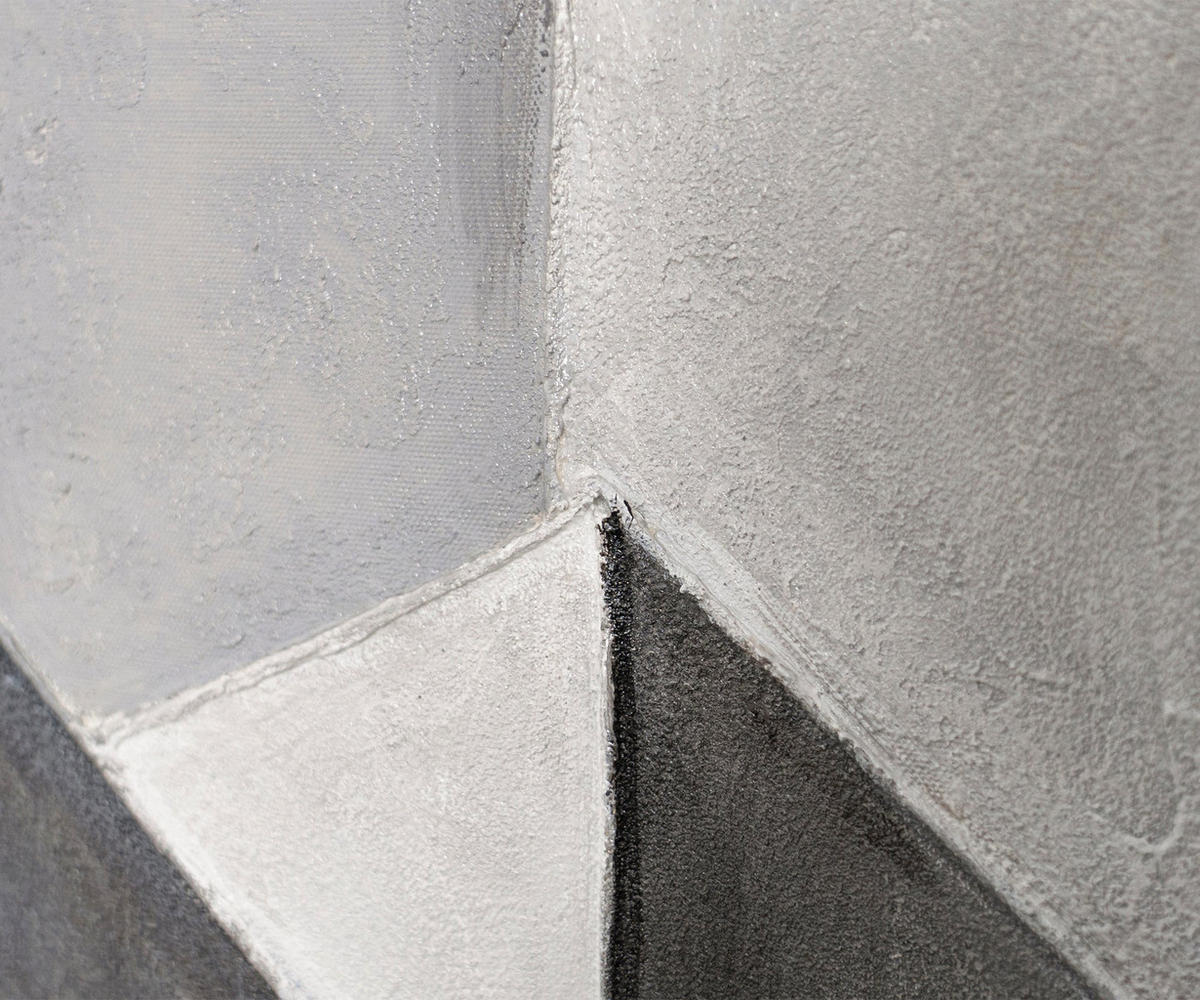 GEMÄLDE Stadtkonturen Schattenfugenrahmen Schwarz 120x80 cm - Schwarz, Holz (120/80cm) - YS-art gallery
