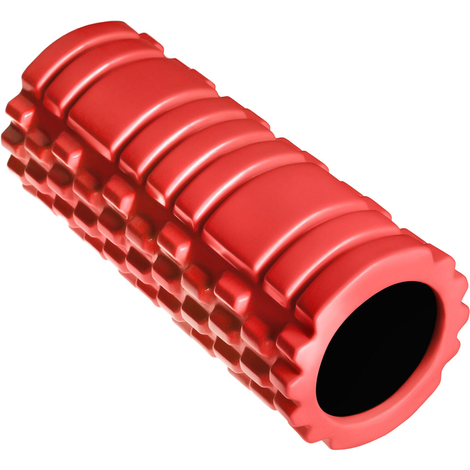 tectake Faszienrolle Rot 14.5x14.5x33.5 cm