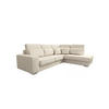 ECKSOFA Nevio Xl In Scala - Creme, Holzwerkstoff/Textil (312/226cm) - Fun Möbel