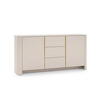 SIDEBOARD, Kaschmir, 168 x 39 x 84 cm | Modernes Möbelstück mit abgerundeten Kanten - Beige, Holzwerkstoff (168/84/39cm) - 3XE LIVING