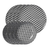 TAFELSERVICE Takeo Circles schwarz-weiß 8er Set - Schwarz/Weiß, Keramik (1/1/1cm) - Ritzenhoff Breker