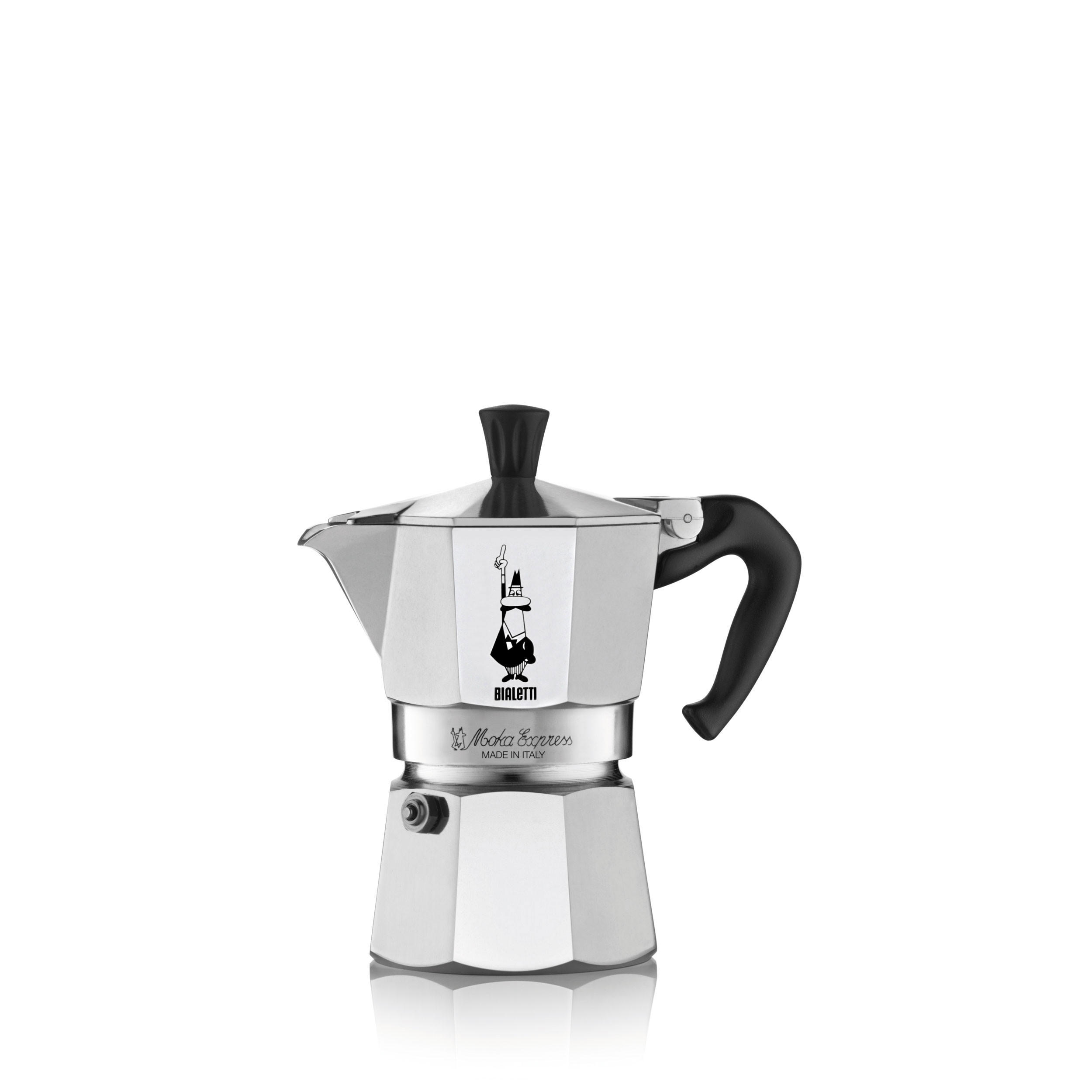 ESPRESSOKOCHER Moka Express für 2 Tassen, Aluminium, Silber, 90 ml - Silberfarben, Metall (15/15/19cm) - Bialetti