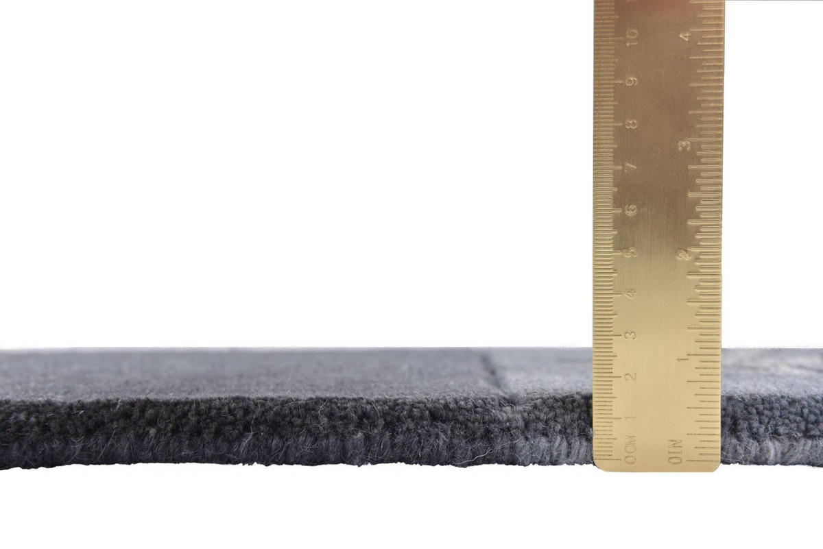 HANDTUFTTEPPICH Royal Ganges 160x230 cm - Silberfarben, Textil (160/230cm) - THEKO