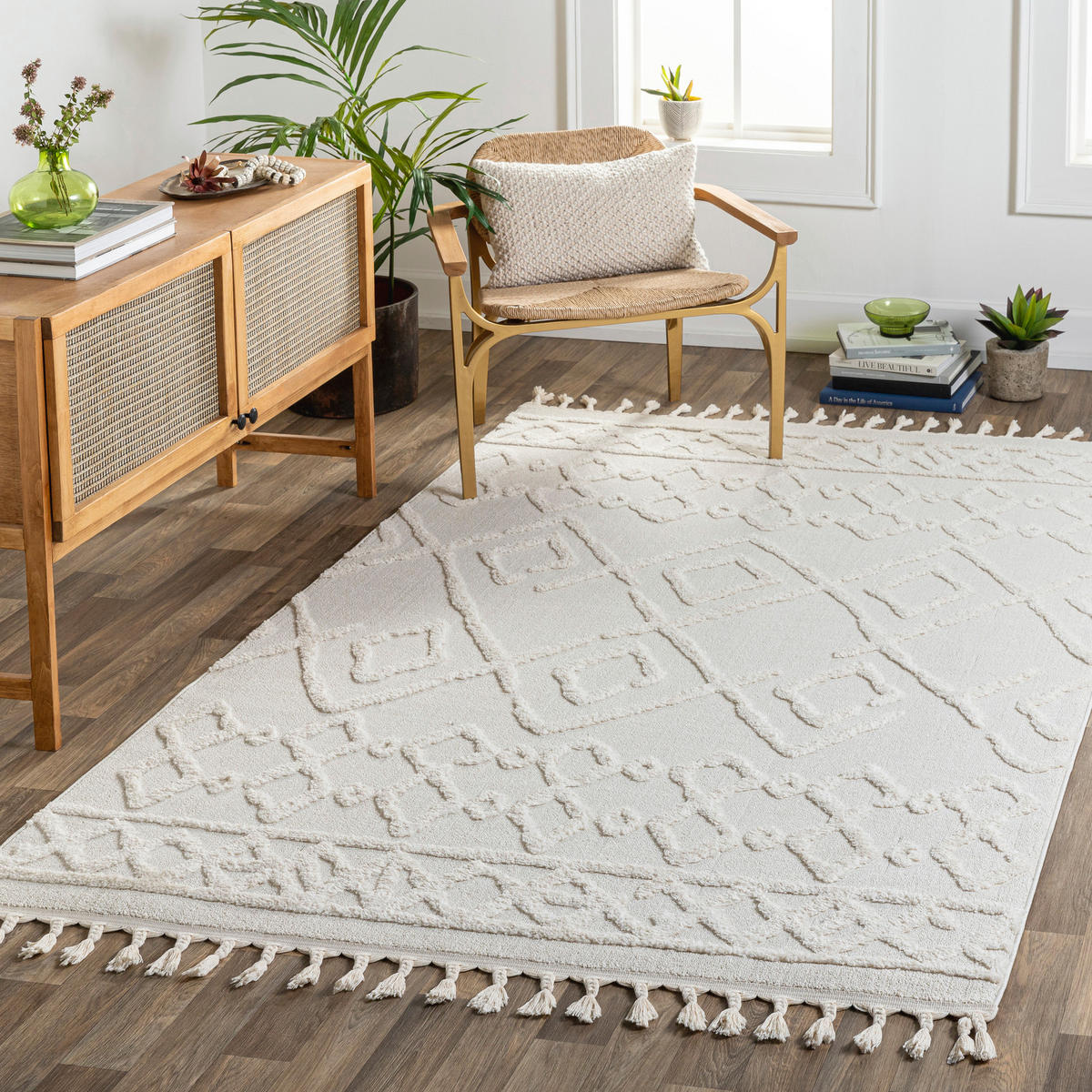 KURZFLORTEPPICH 160/213 cm Beige - Beige, Naturmaterialien/Textil (160/213cm) - LIVABLISS