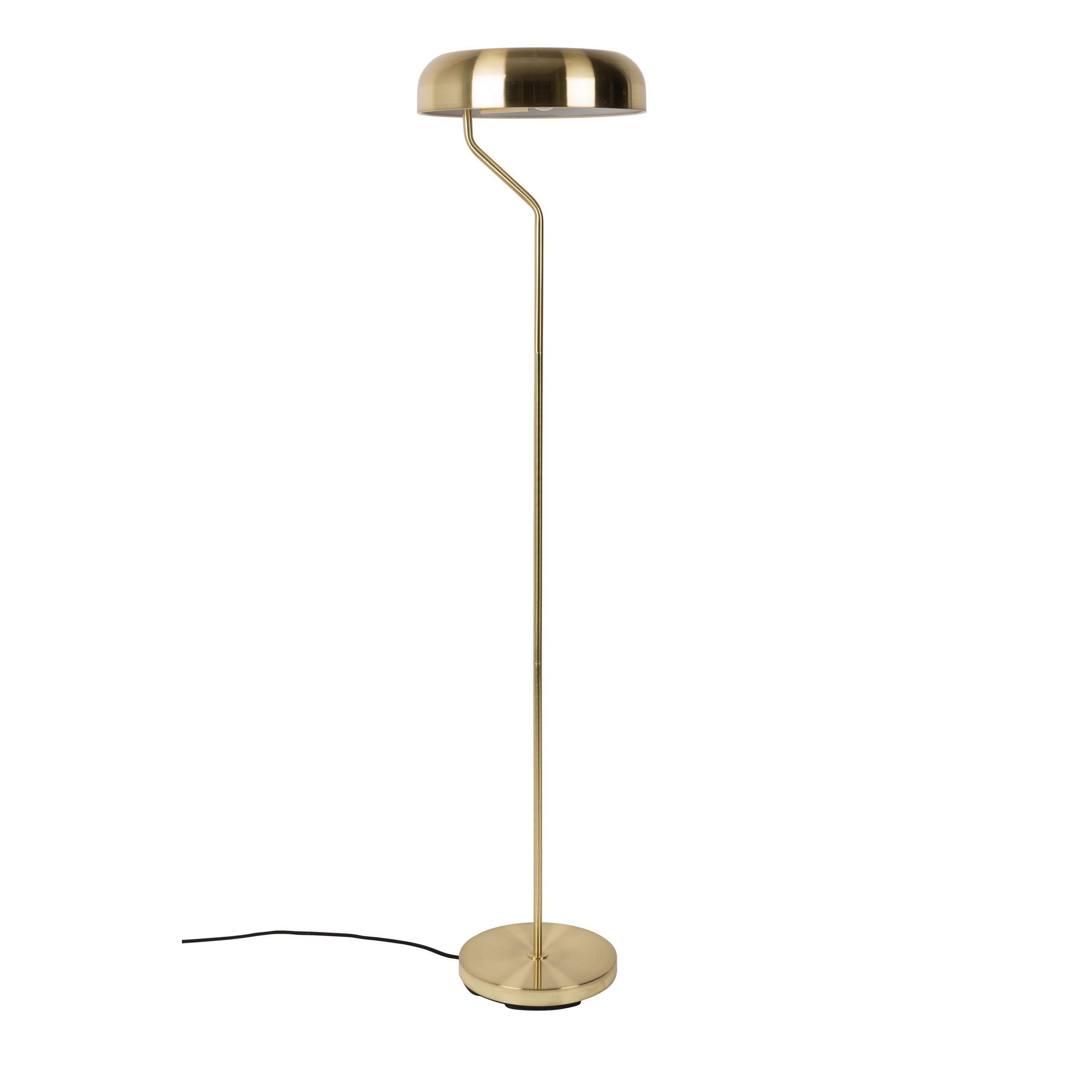 STEHLAMPE Eclipse Gold - Goldfarben, Metall (30/30/130cm) - Dutchbone