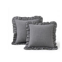KISSENBEZUG – ohne Füllung – 45 x 45 cm – Schwarz - Schwarz, Textil (45/45cm)