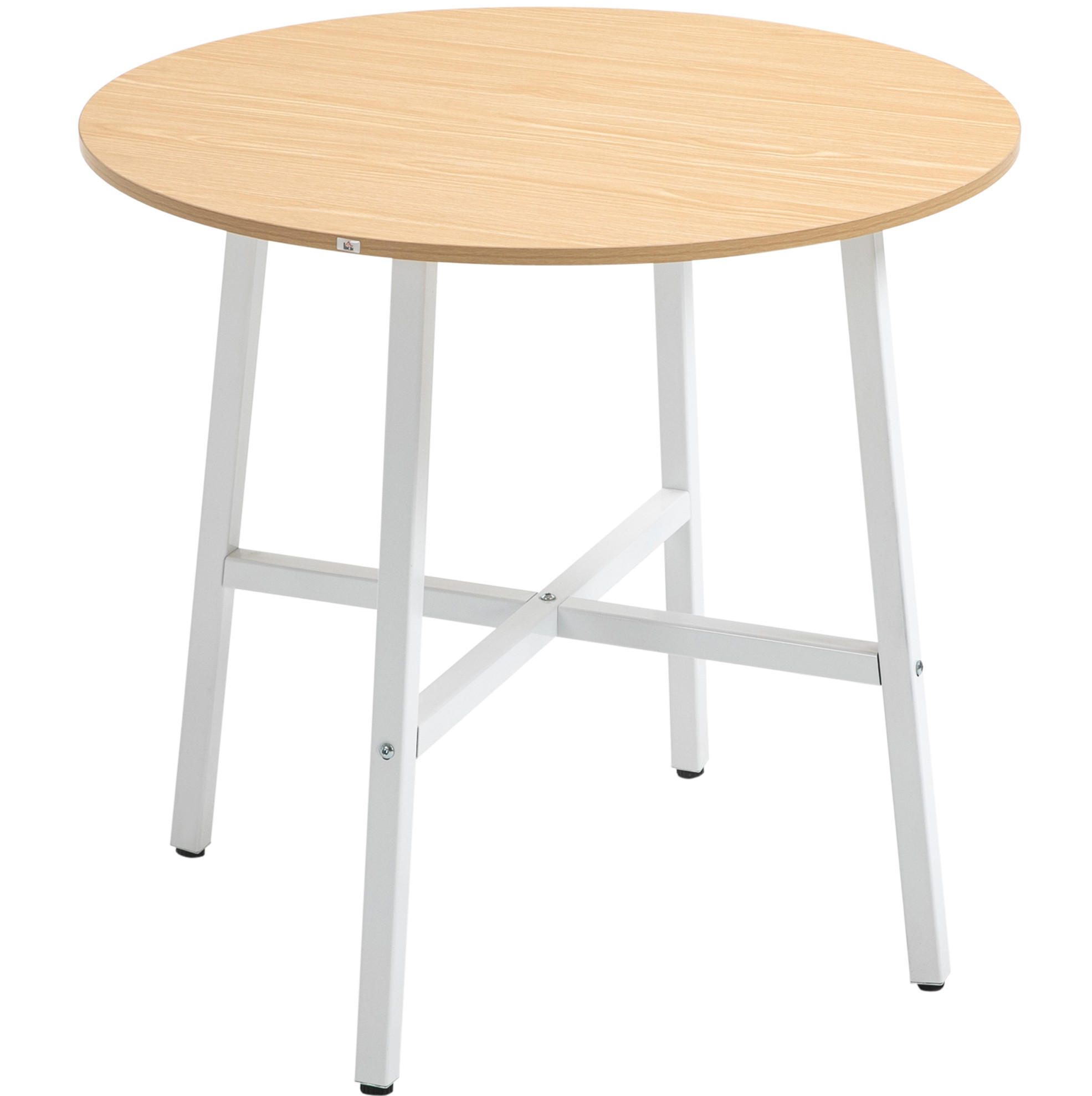 ESSTISCH 80/80/76 cm Naturholz mit rutschfesten Fußpolstern aus Sperrholz - Braun, Holzwerkstoff (80/80/76cm) - OKWISH