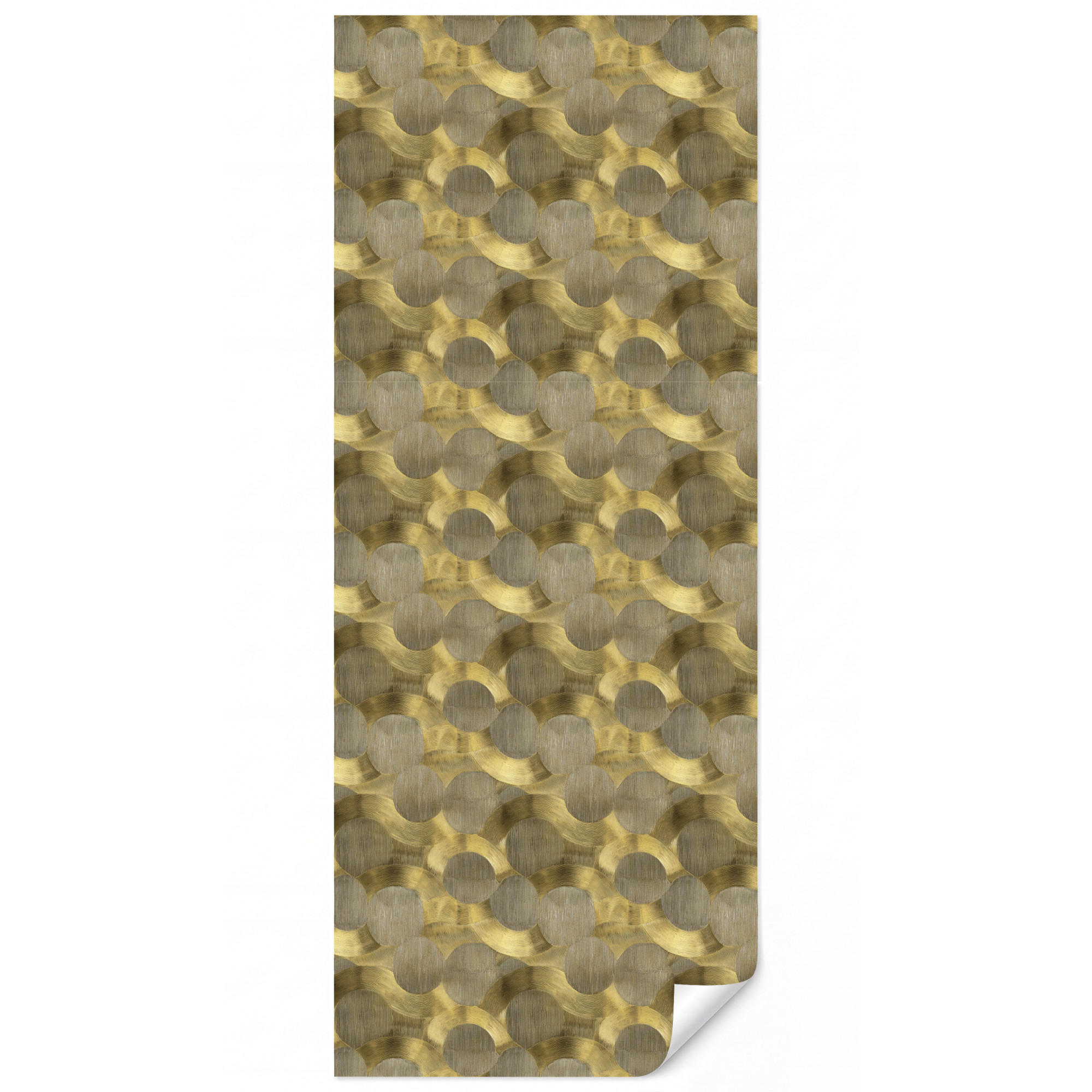 OnlyWow Tapete Gold 120x280 cm
