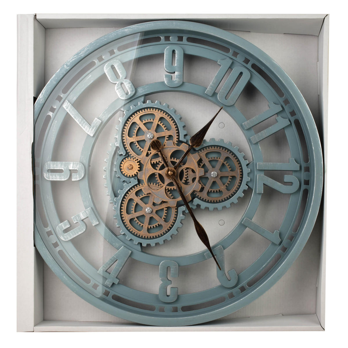 WANDUHR Ramsey Hellblau 50x50x6,5 cm Kunststoff - Hellblau, Kunststoff (6.5/50/50cm) - Mondex