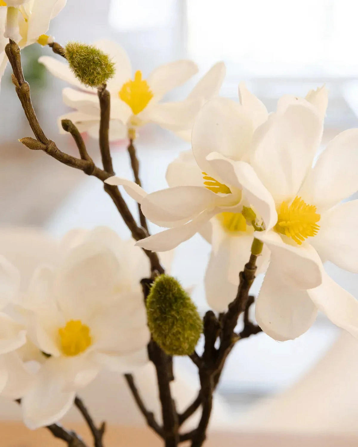 MAGNOLIEN Künstliche Magnolie - Elia 45 cm - Creme, Kunststoff (45cm) - aplanta