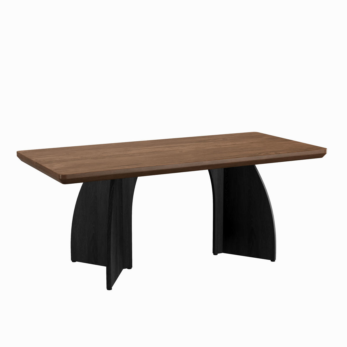 ESSTISCH 160x80cm Walnuss 4cm Tischplatte Wasserfest - Walnussfarben, Holzwerkstoff (80/160/76cm) - FLIEKS